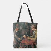 Card Players by Paulセザンヌヴィンテージファインアート トートバッグ (裏面)