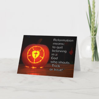 Card Reformation and Halloween カード