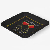 Card Shark Poker Party ペーパープレート (傾斜あり)