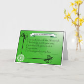 Card_St。 パトリックの日 カード (黄色い花)