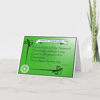 Card_St。 パトリックの日 カード