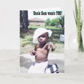 Card- Unker Sam Weinds You (spoof) サンキューカード (正面)