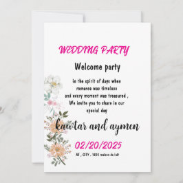 card wedding invitation simple 招待状
