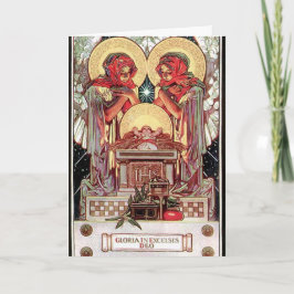 Card with Xmas illustration by J.C. Leyendecker シーズンカード