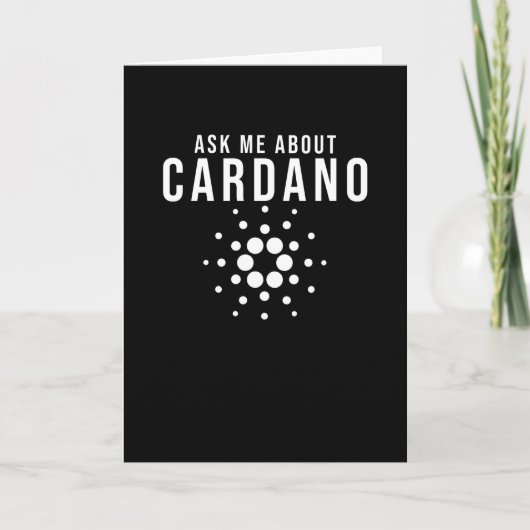 Cardano ADA暗号通貨 カード (正面)