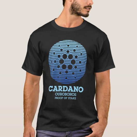 Cardano ADA Cryptocurrency Currency Blockch Tシャツ (正面)