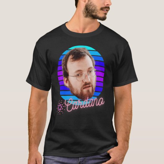Cardano Charles Hoskinson Blockchain Crypto Crypto Tシャツ (正面)
