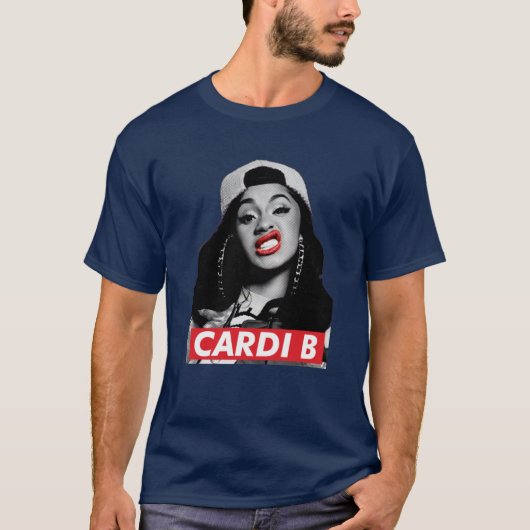 Cardi Bラッパーおしゃれなギフト Tシャツ (正面)