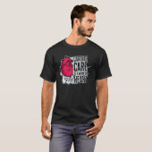 Cardiac Care Is A Work Of Heart Heart Cardiac Card Tシャツ (正面フル)