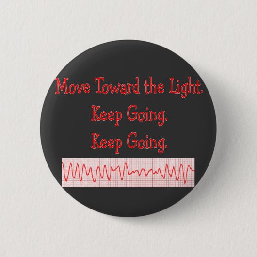 Cardiac/ERのナースのおもしろいなV他愛ない嘘のリズムのストリップ 缶バッジ (正面)