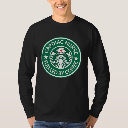 Cardiac Nurse and Coffee Top Tシャツ (正面)