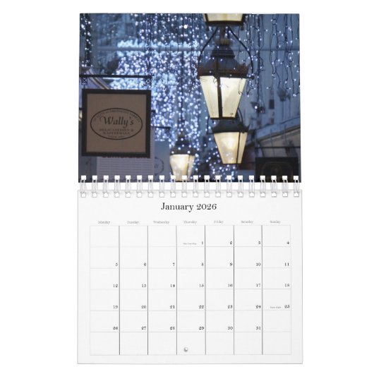 Cardiff 2026 CALENDAR カレンダー (1月 2026)