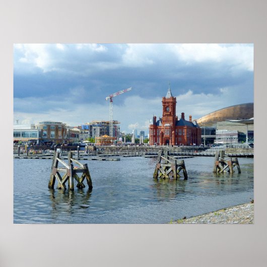 Cardiff Bay, Cardiff, Wales ポスター (正面)