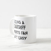 cardiff sports fan, being コーヒーマグカップ (正面左)