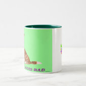 Cardigan corgi  ツートーンマグカップ (中央)