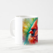 Cardinal Bird 300724AREF129 - Watercolor コーヒーマグカップ (正面左)