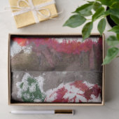 Cardinal Bird Scarf Hat Snow Christmas Decoupage 薄葉紙 (ギフト)