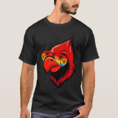 Cardinal birds Cardinal Day birdwatching birding o Tシャツ (正面)