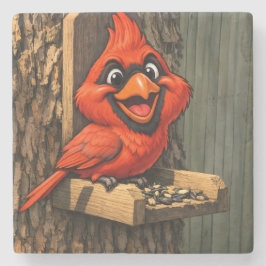 Cardinal caricature ストーンコースター