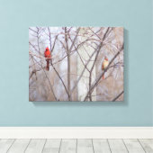 Cardinal family キャンバスプリント (インサイチュ (ウッドフロア))