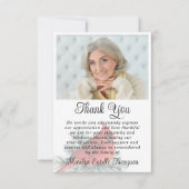 Cardinal Funeral Thank You 2 Photos Memorial サンキューカード (正面)