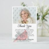 Cardinal Funeral Thank You 2 Photos Memorial サンキューカード (スタンド正面)