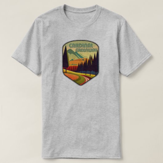 Cardinal Greenway Indiana Colors Tシャツ (デザイン正面)