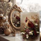 Cardinal Holly Berries Christmas Tissue Paper 薄葉紙