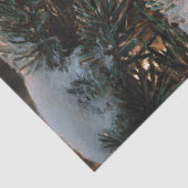 Cardinal in Snowy Pine Decoupage 薄葉紙 (詳細)