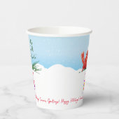 Cardinal in The Snow Business Logo Coffee  紙コップ (左)