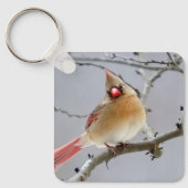 Cardinal_keychain キーホルダー (正面)