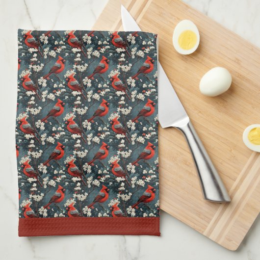 Cardinal Kitchen Towel キッチンタオル (四つ折り)