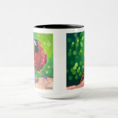 Cardinal Painting - Gift for Bird Lovers マグカップ (中央)