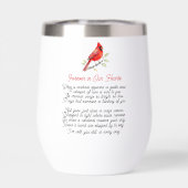 Cardinal Poem Memorial Keepsake  (背面)