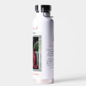 Cardinal Poem Memorial Keepsake  ウォーターボトル (左面)