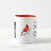 Cardinal Poem Memorial Keepsake マグカップ (中央)