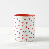 Cardinal Red Bird Coffee Mug マグカップ (中央)