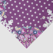 Cardinal red rosace & snowflake 薄葉紙 (詳細)