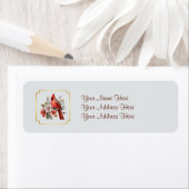 Cardinal Return Address Labels Matching Set ラベル (インサイチュ)