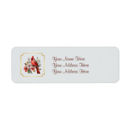 Cardinal Return Address Labels Matching Set ラベル