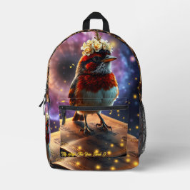 Cardinal Scholar King - Back to School Backpack プリントバックパック