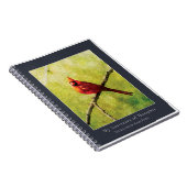 Cardinal Songbird Notebook | Nature Art Journal ノートブック (右側)