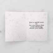 Cardinal (Thinking of you) カード (内部)