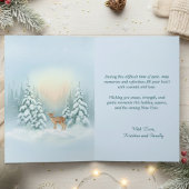 Cardinal Watercolor Christmas Sympathy Remembrance カード