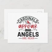 Cardinals Appear When Angels Are Near ポストカード (正面/裏面)