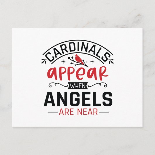 Cardinals Appear When Angels Are Near ポストカード (正面)