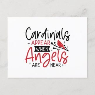 Cardinals Appear When Angels Are Near Bird ポストカード