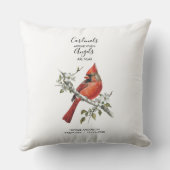 Cardinals appear when angels are near Memorial クッション (裏面)