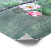 CARDINALS & APPLE BLOSSOMS by SHARON SHARPE ポスター (角)