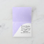 Cardinals Perched On A Tree Christmas Holiday Card シーズンカード (内部)